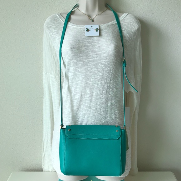 BOGO 50% & more🎉 Kate Spade ♠️ Teal Crossbody NWT - Picture 2 of 7